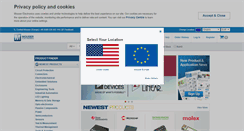 Desktop Screenshot of eu.mouser.com