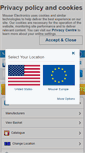 Mobile Screenshot of eu.mouser.com