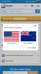 Mobile Screenshot of nz.mouser.com