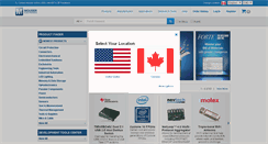 Desktop Screenshot of ca.mouser.com